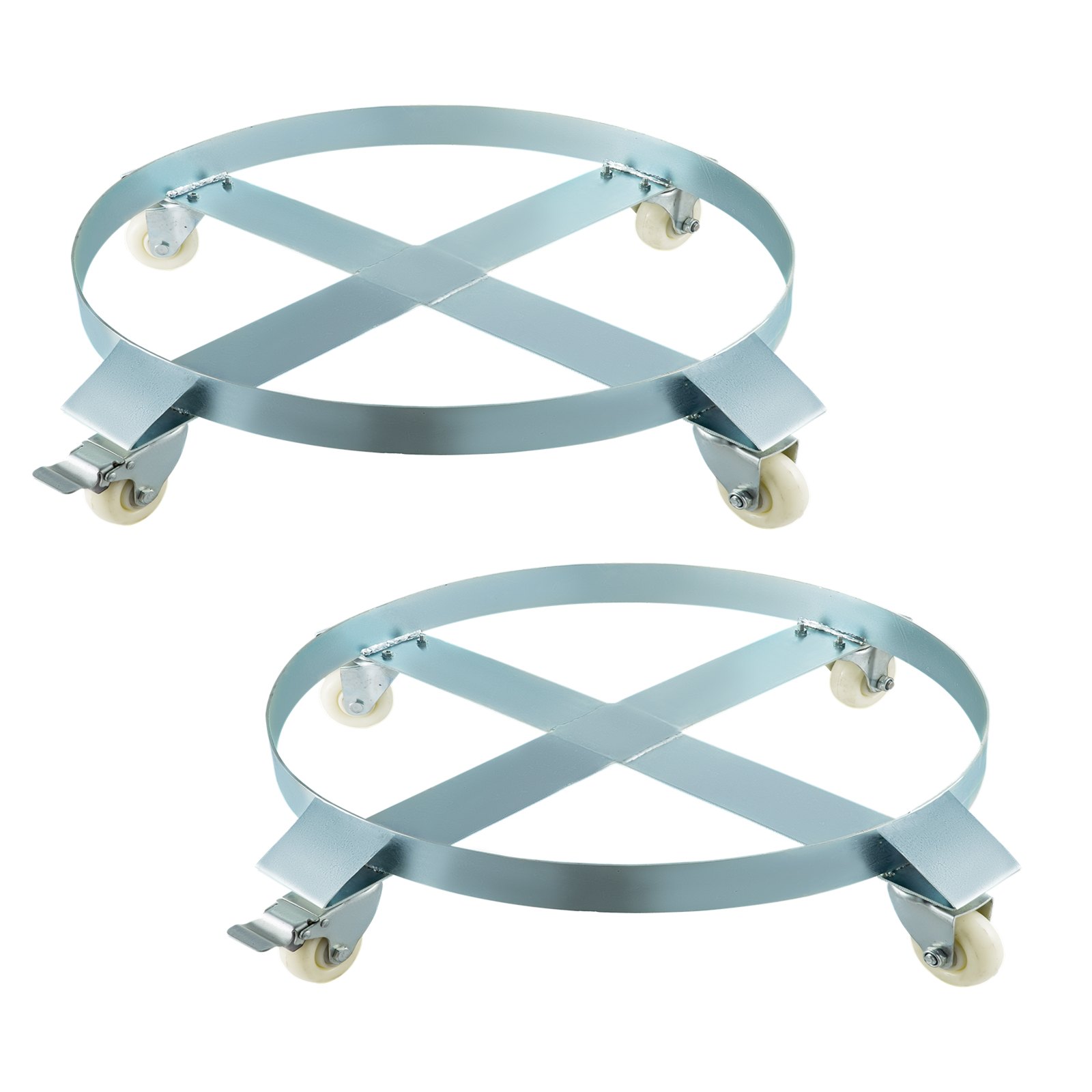 Vevor Olie Vat-transport, Olie Vat-platformwagens, Olie Vat Trolly55 Gallon 4 Rous