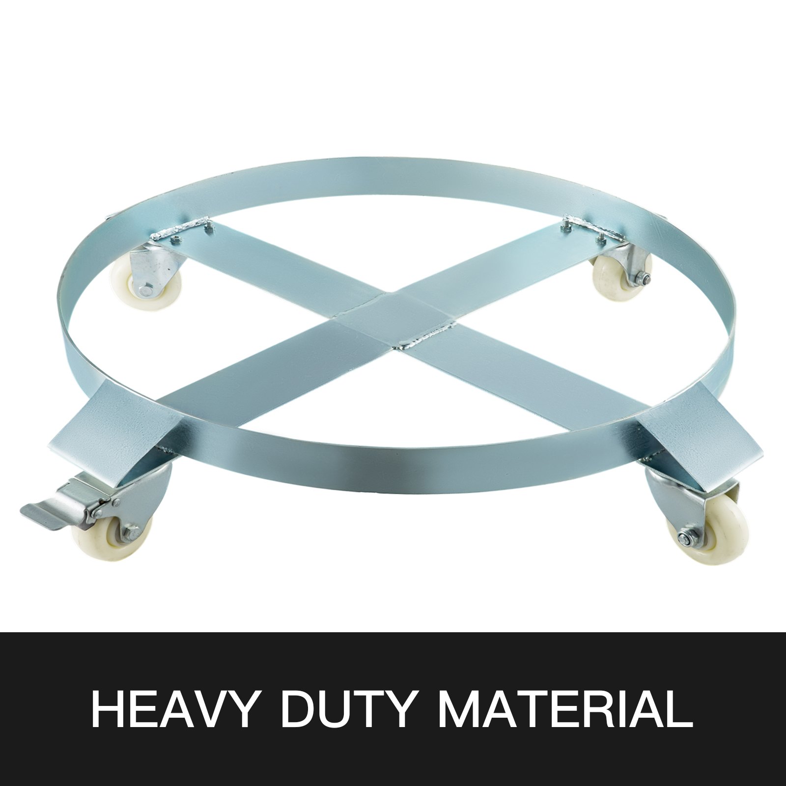 Vevor Olie Vat-transport, Olie Vat-platformwagens, Olie Vat Trolly55 Gallon 4 Rous