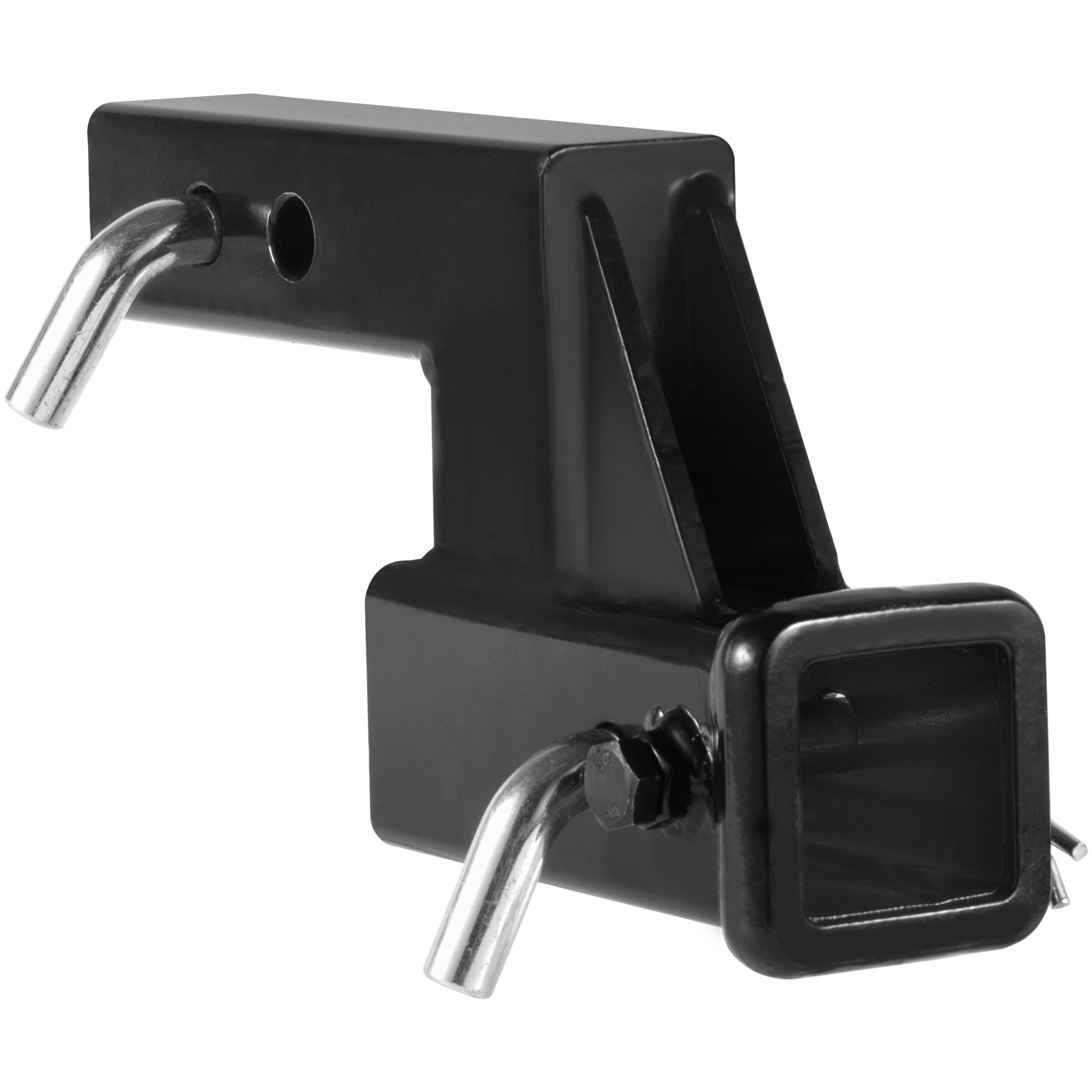 VEVOR Trailer Hitch Riser Tow Adapter Extender for 2" Receiver with 4" Rise/Drop