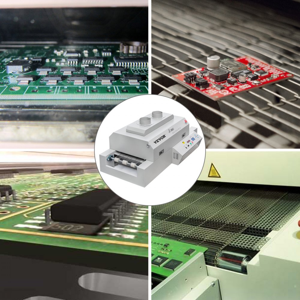 Vevor Reflow Oven Reflow Soldering Machine 300x960mm Reflow Machine T-960 220v