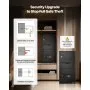 VEVOR Drop Safe 3,6 kubieke voet drop safe met grote gleuf in het midden, drop cabinet safe met toetsenbord & 3 niveaus & reservesleutels voor contant geld bankontvangstdocument