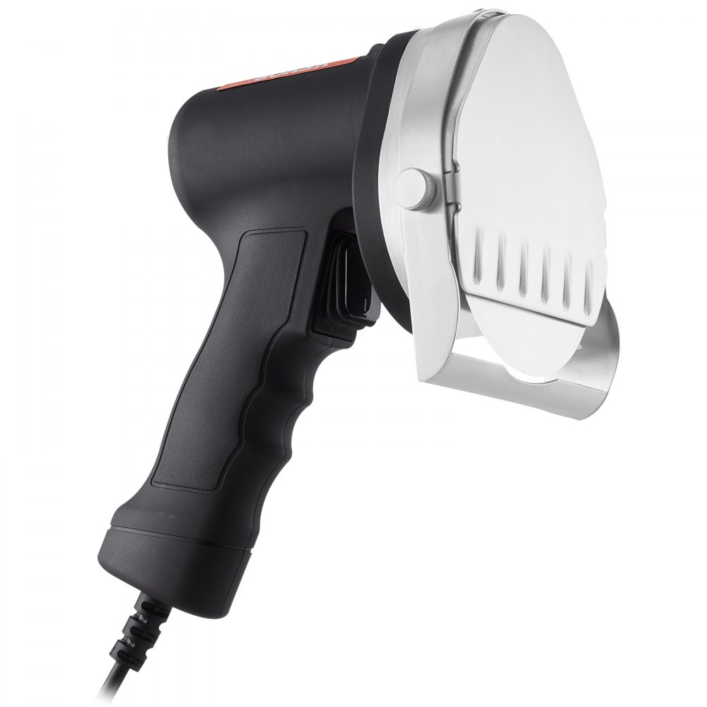 VEVOR Elektrisch Shawarma Mes, 80W, Turks Kebab Mes, Commerciële Roestvrijstalen Gyros Cutter, Doner Kebab Vleessnijder met 2 Messen, 10cm Mesdiameter