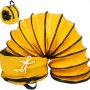 VEVOR Luchttransportslang 7,6 m Lengte Ventilatorslang, 30,48 cm Diameter Warmeluchtslang, Gele Ventilatieslang, PVC Uitlaatslang, Drogerslang, Ventilatieslang voor Airconditioners
