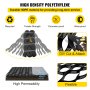 VEVOR Grindrooster, 7,6 x 2,9 m Geo-Grid, Grindhoningraat, Permeabel Stabilisatiesysteem voor DIY-patio's, looppaden, opritten voor lichte voertuigen, parkeerplaatsen, gras en grind