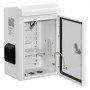VEVOR Waterdichte Elektrische Kast IP65, Schakelkast van koudgewalst staal met thermostaat, ventilator en regenkap, afsluitbare buitenkast 30 x 20 x 40 cm