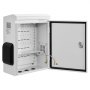 VEVOR Waterdichte Elektrische Kast IP65, Schakelkast van koudgewalst staal met thermostaat, ventilator en regenkap, afsluitbare buitenkast 40 x 20 x 50 cm