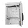 VEVOR Waterdichte Elektrische Kast IP65, Schakelkast van koudgewalst staal met thermostaat, ventilator en regenkap, afsluitbare buitenkast 40 x 20 x 50 cm
