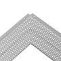VEVOR Gutter Guards, 5" brede aluminium bladfilters, doe-het-zelf gootbeschermers, 52 stuks, totale lengte 200ft, gatdiameter φ 0,16" en 0,02" dik, past op elk type goot
