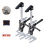 VEVOR Labor Saving Arm Jack, 2 PCS 200 kg Bearing Capacity, Lifting up to 235 mm, Metal Hand Lifting Jack Tool with Magnetic Level, 2 Adjustment Modes, for Door, Window, Furniture, Woodworking, Black