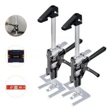 VEVOR Arbeidsbesparende Armkrik 2 stuks 200 kg Laadvermogen 235 mm Zwart