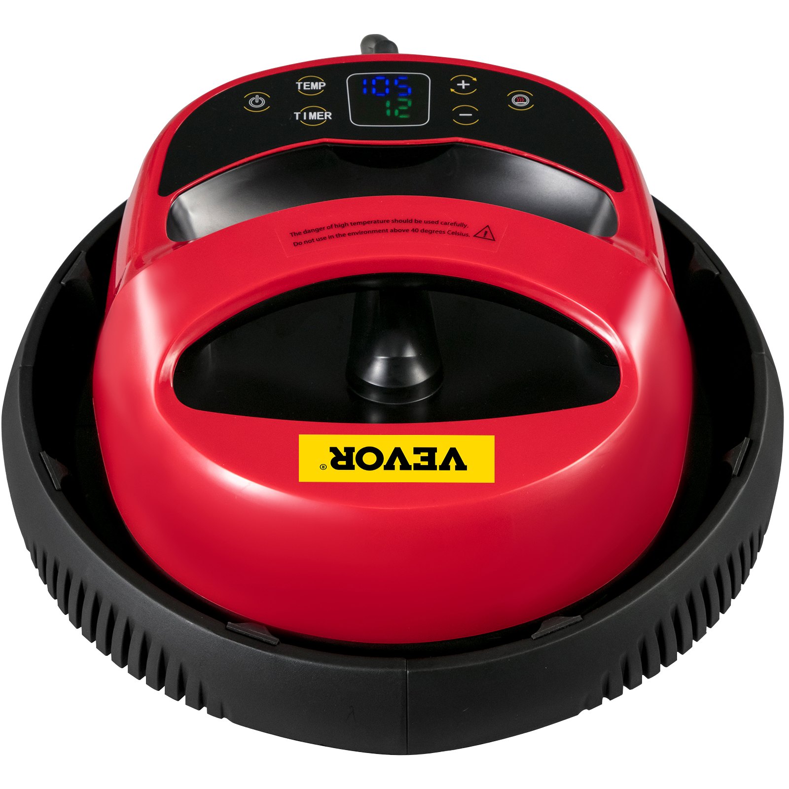 Hittepers Hittepers 12x10 inch voor T-shirts Gewoon mini mokpers zwart en rood