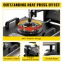 VEVOR 38x38cm heat press machine 5 in 1 transfer press heat press machine and 1350mm vinyl cutter plotter cutting plotter desktop machine