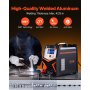 VEVOR TIG Welder, 200A 6-In-1 Aluminum Welding Machine (LED Display) - AC TIG/DC TIG/AC Pulse TIG/DC Pulse TIG/Spot TIG/MMA(Stick), Electric Welder with Synergic Control IGBT