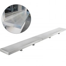 96 inch keukenplank roestvrijstalen plank wandplank wandplank kruidenregel gastronomie wandplank