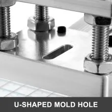Foliedruk Embossing Machine 10x13cm Hot Stamping RVS Bronzing Machine voor PVC Leer Papier