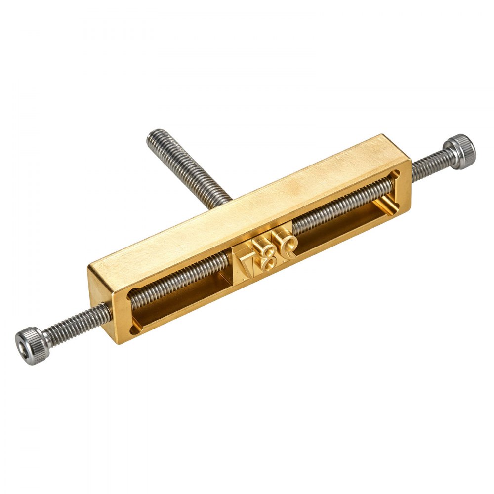 VEVOR Hot Stamping Cijfers Messing Embossinggereedschap 10-delige Set Cijferstempel, Compatibel met VEVOR Stansmachine, 0 tot 9, T-sleufontwerp, met Frame, Inbussleutel, Moeren, Schroeven, Houder, Pincet