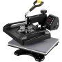 VEVOR Heat Press Machine 12 x 15 Inch 5 In 1 Shirt Printing Machine 360° Rotation Swing Away Heat Press 5 In 1 Heat Press 1000W Sublimation Machine  Dual-Tube Heating for DIY T-Mugs And Shirts Cap