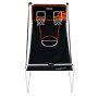 VEVOR 2,05 m Indoor Basketbalspel voor 2 spelers, Basketbalmachine, Basketbalstandaard met 4 ballen & 8 spelmodi & 2 basketbalringen, Scorebord & Opblaaspomp, voor kinderen, volwassenen
