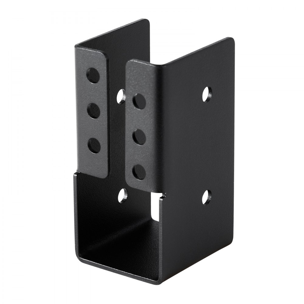 VEVOR Concealed Joist Hanger, 2x4 Inch Outdoor Concealed-Flange Joist Bracket with Screws, Steel Light Joist Hangers for 1.93 x 3.62 Inch / 49 x 92 mm Beam, Swing, Fence, Wooden Slides, 24 Pcs