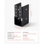 VEVOR Concealed Joist Hanger, 2x4 Inch Outdoor Concealed-Flange Joist Bracket with Screws, Steel Light Joist Hangers for 1.93 x 3.62 Inch / 49 x 92 mm Beam, Swing, Fence, Wooden Slides, 24 Pcs