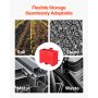 Ballastbak 3-punts Categorie 1 tractor Quick Tach Hitch contragewicht rood