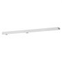 VEVOR Bypass Sliding Door Hardware Kit, 4 ft Aluminum Alloy Dual-Track Bypass Door Hardware, Smooth and Quiet Sliding, Easy to Install, for 1" to 1 3/4" Thickness 24" Width 2 Door System, for Closet