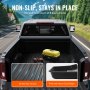 VEVOR Truck Bed Mat Compatibel met 2019-2024 Chevrolet Silverado/GMC Sierra 1500, TPE Truck Bed Mat 1510 x 1435 x 45 mm, Zwarte Dikke Matras Bed Mat