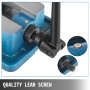 VEVOR Precision Milling Machine Vise 4 Inch  Accu Lock Swivel Base Clamping Vise 360 Degrees Scale Bench Vice Clamp 100mm Width for Milling Drilling Machine Precision Parts Finishing