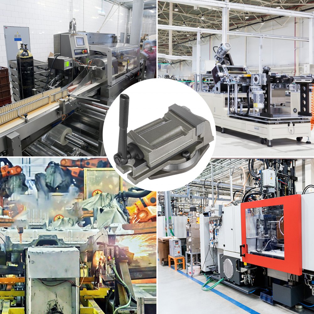 100MM Precisie Draaibare Roterende Basis Machine Bank Draaibank Frezen Vice