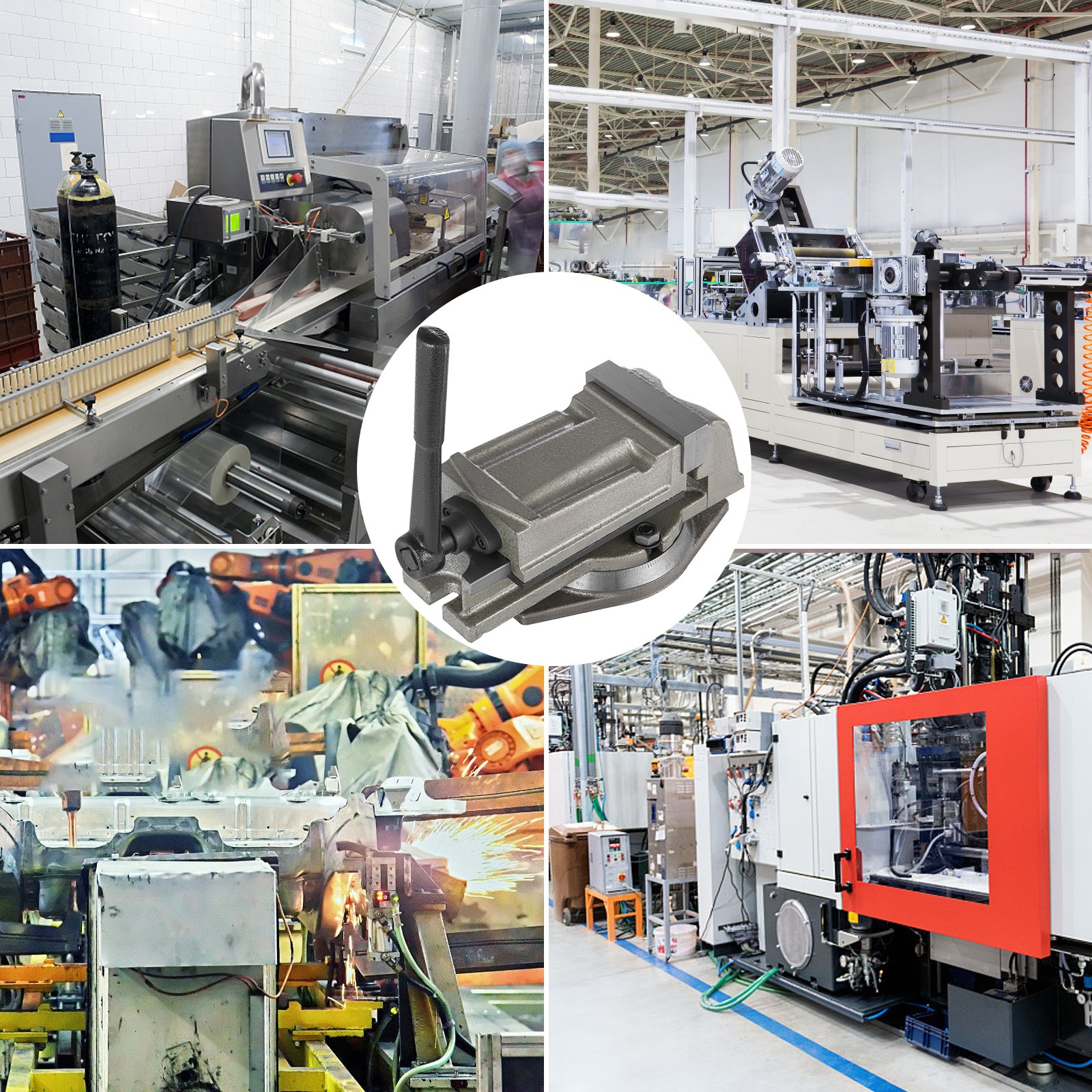 100MM Precisie Draaibare Roterende Basis Machine Bank Draaibank Frezen Vice