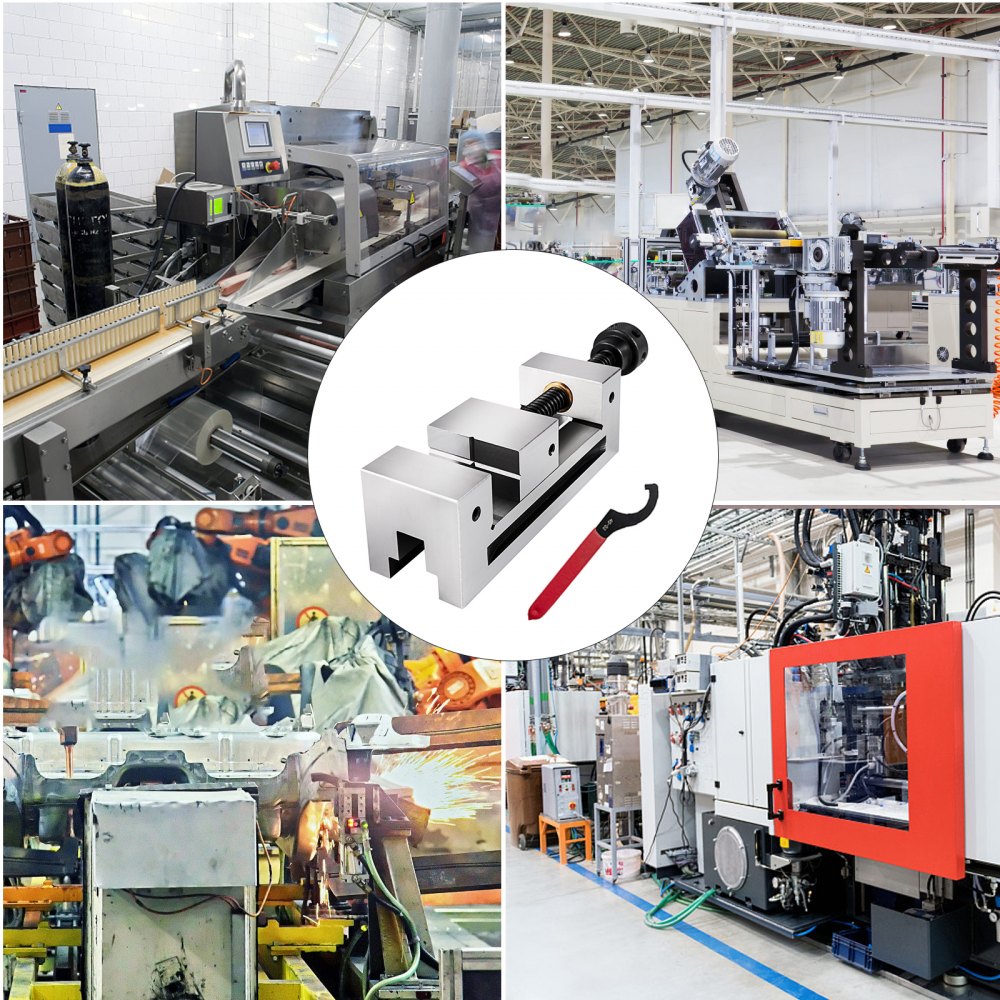 Vevor Bankschroef Boormachine Platte Tafelklem Boor Pers Bankschroef 65 Mm