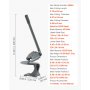 VEVOR Plaatschaar, Handbediende Schaar, Handbediende Plaatschaar, Multifunctionele Plaatschaar, met Stevig Stalen Frame, Montagewijze, Max. Snijdikte 1,9 mm voor Staal, Koper, Wapeningsstaal, Aluminium