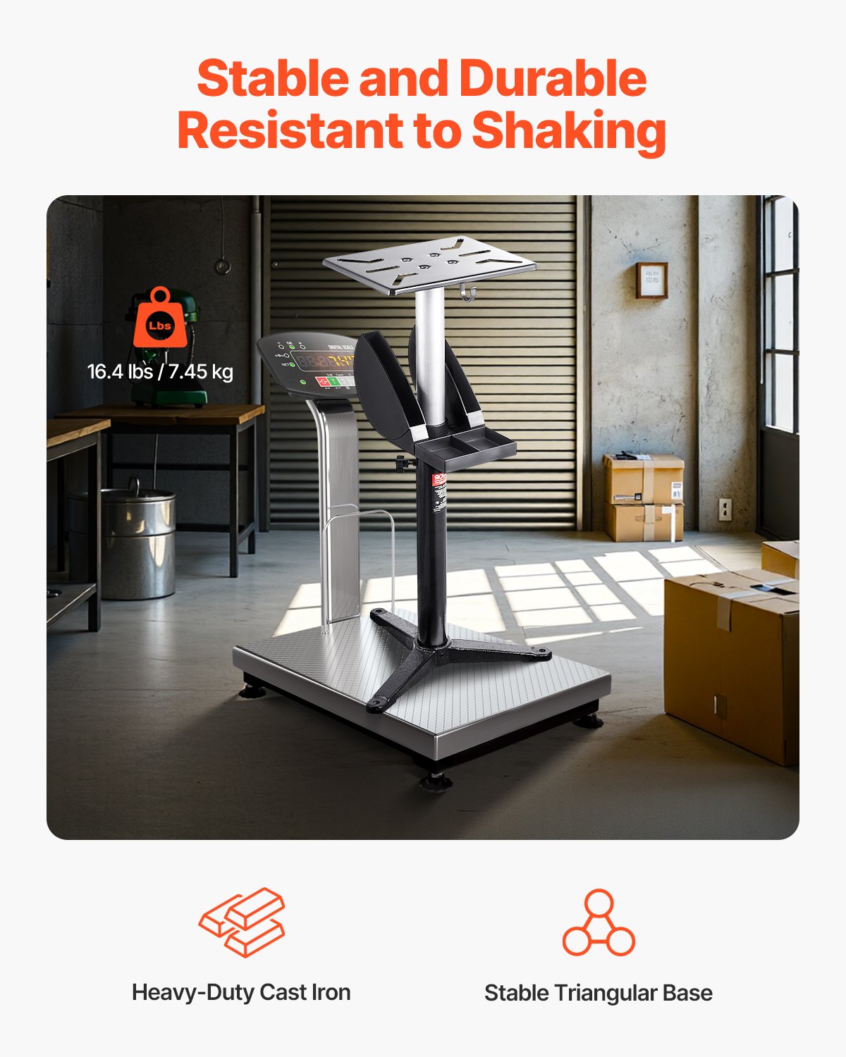 VEVOR Schuurstandaard, Bankslijpervoet voor dubbele slijpmachines met 315x254 mm montageplaat, in hoogte verstelbare voet, standaard met opbergvak voor schuurschijven en gietijzeren voet