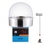 VEVOR Elektrische Suikerspinmachine, 1 kW Suikerspinmachine, Commerciële Suikerspinmachine met Deksel, RVS Kom, Suikerschep, Lade, voor Kinderverjaardagen, Familiefeestjes, Blauw
