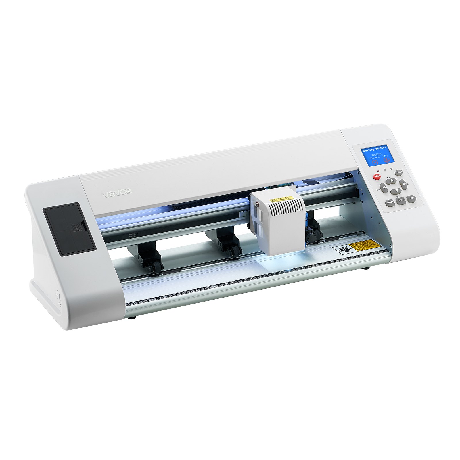 VEVOR vinylsnijder (snijformaat 33 cm) met automatische randdetectie, ontwerpsoftware en materialen, compatibel met SVG/EPS/PLT, voor knutselprojecten, kaarten en stickers.
