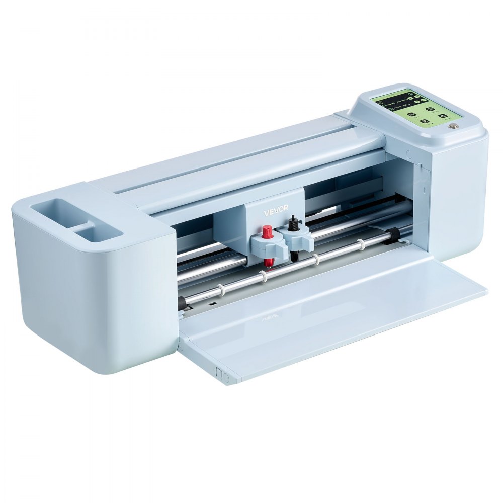 VEVOR vinylsnijmachine 30 cm, snijplotter met touchscreen en materiaal- en gereedschapset, compatibel met Mac/Windows/Android/iOS, voor knutselprojecten, kaarten en woondecoratie.