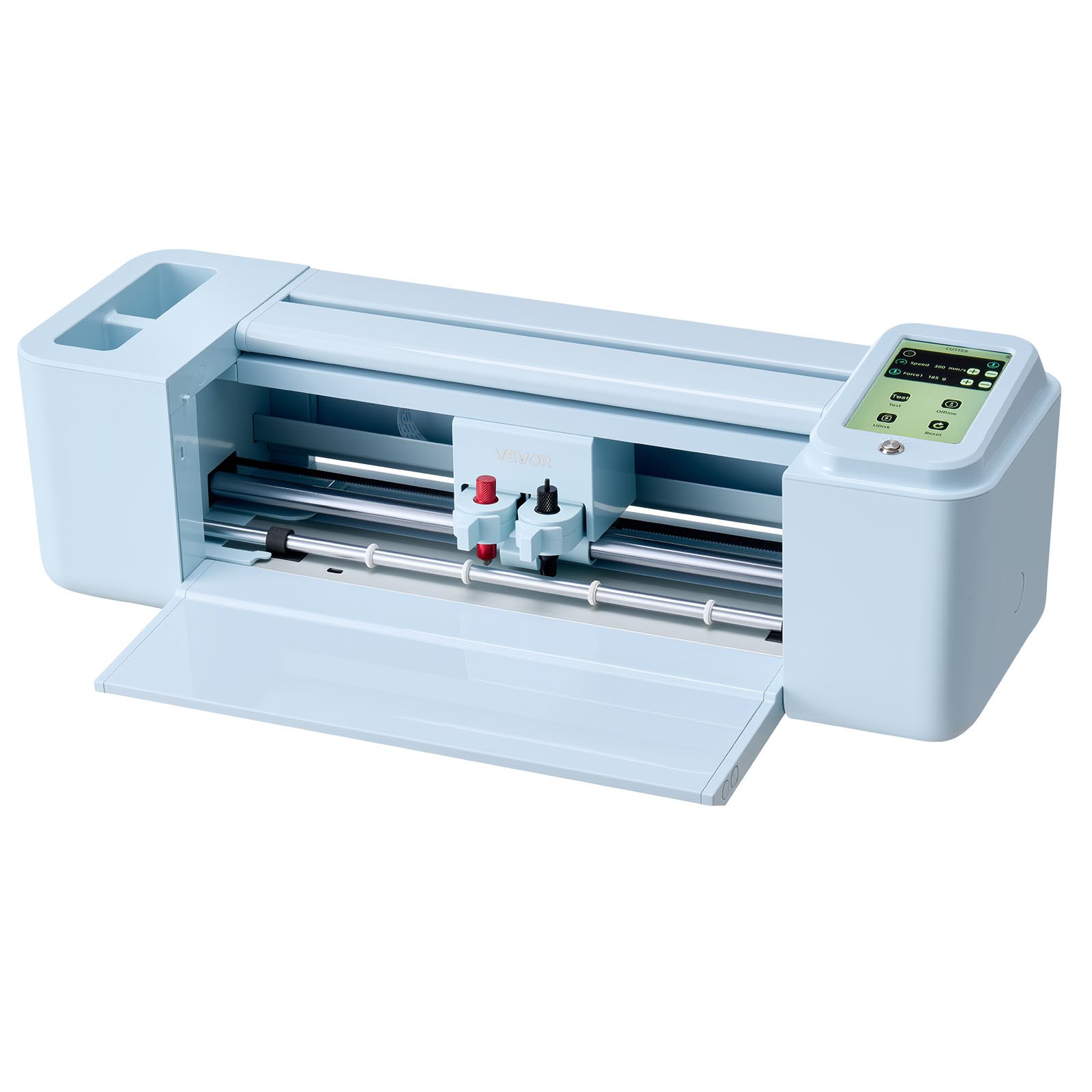 VEVOR vinylsnijmachine 30 cm, snijplotter met touchscreen en materiaal- en gereedschapset, compatibel met Mac/Windows/Android/iOS, voor knutselprojecten, kaarten en woondecoratie.