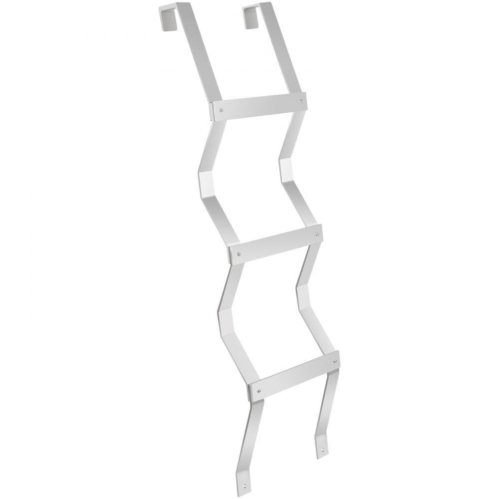 Vevor Brandtrappen Bootladder Trappen Met 3 Brede Treden Trampolineladder 181 Kg