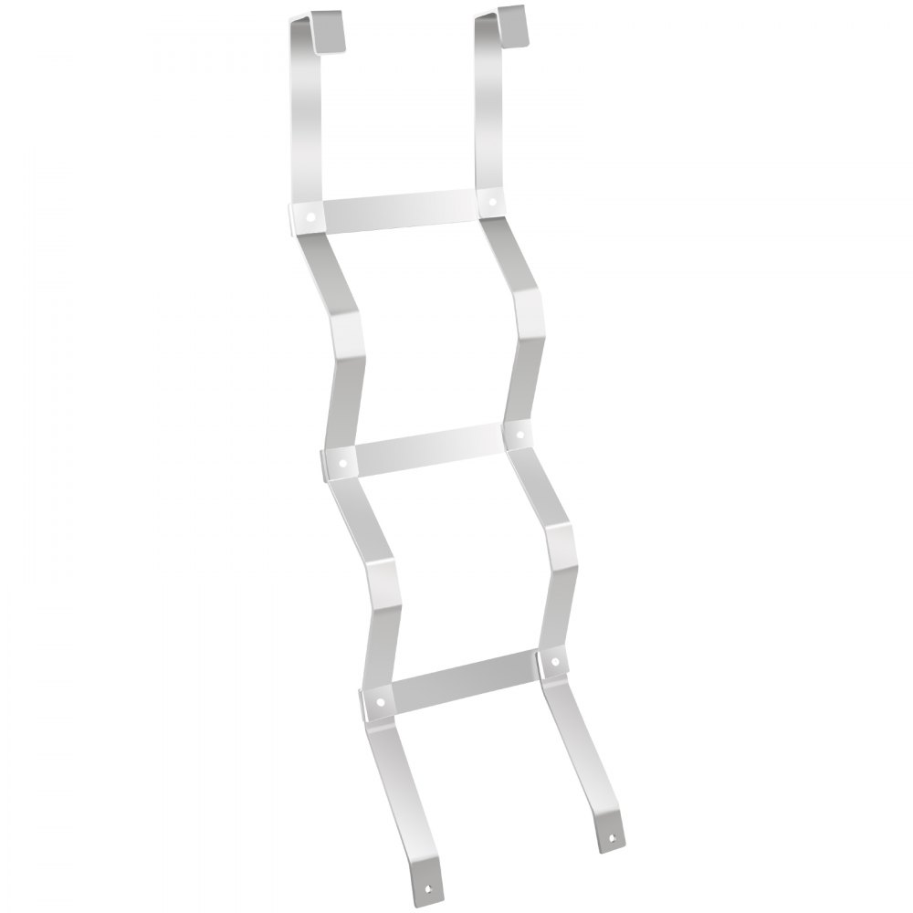 Vevor Brandtrappen Bootladder Trappen Met 3 Brede Treden Trampolineladder 181 Kg
