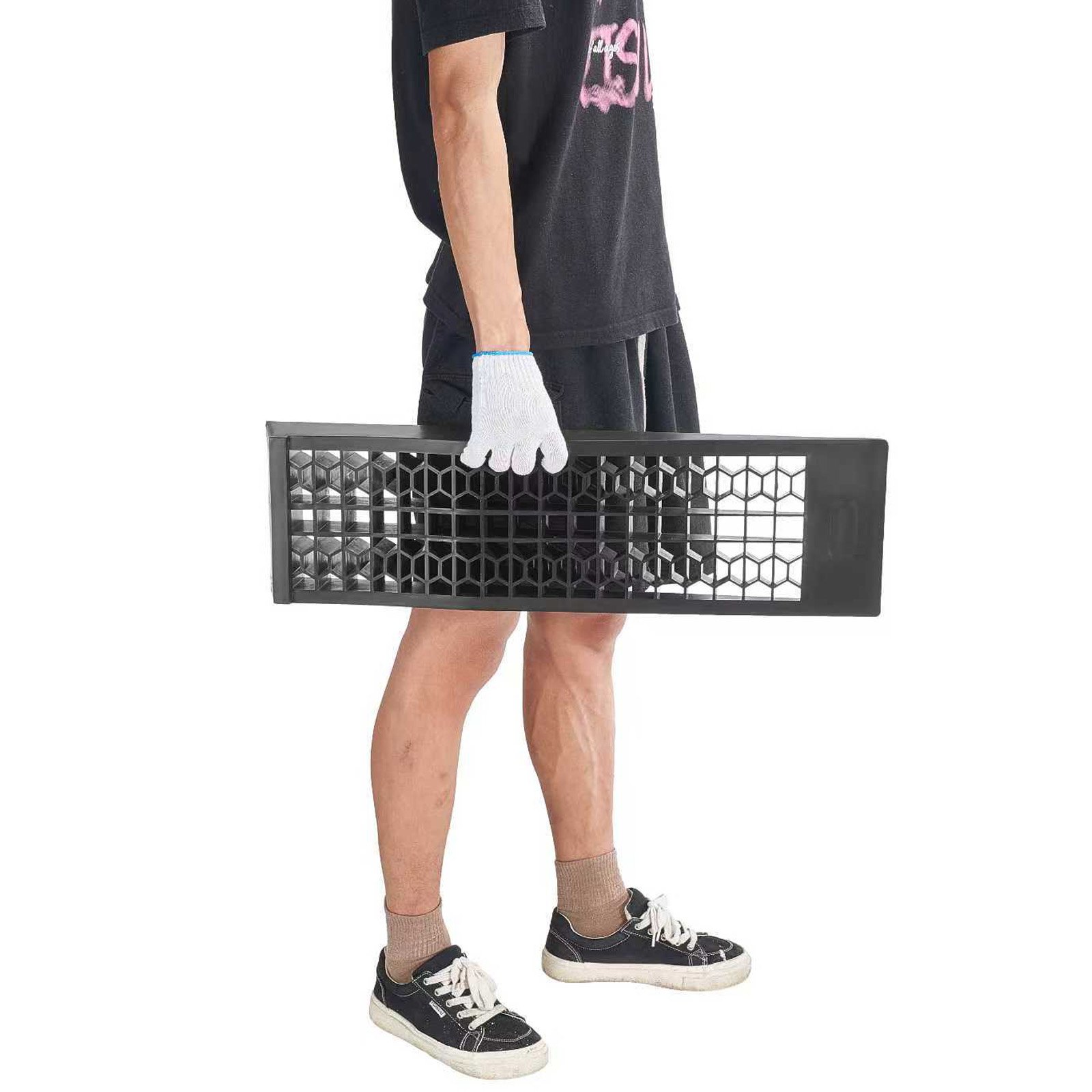 VEVOR Car Ramps, 2 PCS 20000 lbs GVW Capacity, 2.56 in Lift Height, Portable Low Profile Car Service Ramps for Home Garage Maintenance & Oil Changes, Heavy Duty for Low Chassis Vehicle & Support Jack