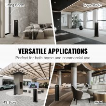 VEVOR geurluchtmachine voor thuis, 950 ml Bluetooth slimme koude luchtverspreider, 3000 vierkante voet waterloze etherische olie geurluchtverspreider, vloerstaand aromatherapie-apparaat voor grote kamers, kantoren,