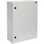 VEVOR Electrical Enclosure, 28\'\' x 20\'\' x 8\'\', UL Certified NEMA 4 Outdoor Enclosure, IP65 Waterproof & Dustproof Cold-Rolled Carbon Steel Hinged Junction Box for Outdoor Indoor Use, with Rain H