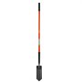 VEVOR Tuinspade, 104 mm breed blad, tuinspade, drainagespade met glasvezelsteel, puntige spade voor tuinieren, gaten graven, sleuven graven en planten, ca. 1,4 m lang
