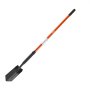 VEVOR Tuinspade, 104 mm breed blad, tuinspade, drainagespade met glasvezelsteel, puntige spade voor tuinieren, gaten graven, sleuven graven en planten, ca. 1,4 m lang