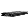 VEVOR 4080 aluminium profielen, 2 stuks, 50 cm, geanodiseerde T-sleuf aluminium profielen volgens EU-norm, zeer sterk geëxtrudeerd profiel, aluminium rail voor 3D-geprinte onderdelen, CNC-werkbanken en -montage, zwart