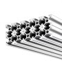 VEVOR 2020 Aluminiumprofielen 10 stuks, 122 cm, Geanodiseerde T-sleuf aluminiumprofielen volgens EU-norm, Zeer sterk geëxtrudeerd profiel, Aluminium rail voor 3D-geprinte onderdelen, CNC-werkbanken en -assemblage, Zilver