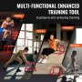 VEVOR Plyometrische Jump Box, 305 mm Plyo Box, Plyobox Platform Rood, Antislip Fitness Oefening Step Up Box voor Thuistraining, Conditiekrachttraining, Billen, Dijtraining