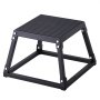 VEVOR Plyometrische Jump Box, 305 mm Plyo Box, Plyometrisch platform Plyobox Zwart, Antislip fitnessoefening Step-Up Box voor thuiswork-out, conditionele krachttraining, dijbeentraining
