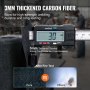 VEVOR koolstofvilt lasdekens 6-pack, 540 x 510 mm vlamvertragende lasdekens, tot 1800 ° F hittebestendige dekenset, snijbare koolstofvezel brandvertragende lasmat