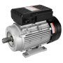 VEVOR 1,5 kW elektromotor 1400 tpm AC 220-240 V 9,85 A 1-fase 24 mm spline-as